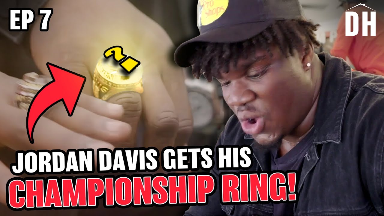 Exclusive Look At Jordan Davis' CHAMPIONSHIP RING! Alabama Star Jameson Williams Goes Back Home ❤️