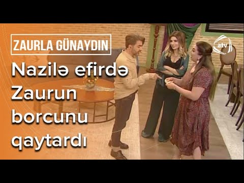 Xahiş edirəm, pulumu tam ver - Zaur Nazilədən pulunu istədi - Zaurla Günaydın