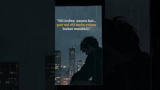 Woh chali gayi…  #love #sadness #slowedandreverb #sadquotes #painstatus #heartbreakquotes #darktheme