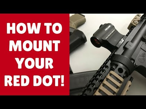 where to mount red dot on ar