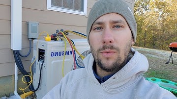 Samsung HVAC Heat Mode Low Charge Ductless mini split repair #minisplit #heatpump
