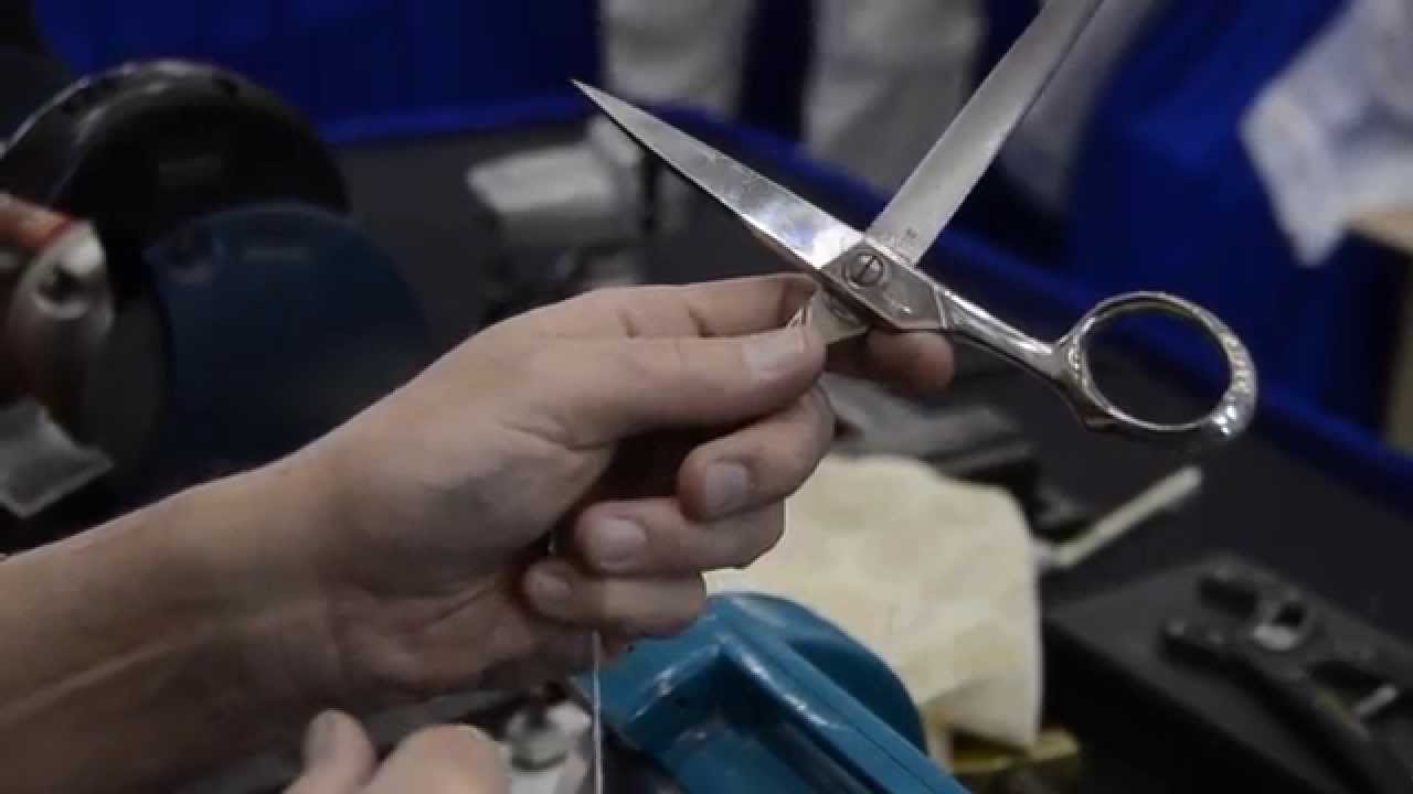 How to Sharpen a Pair of Scissors 