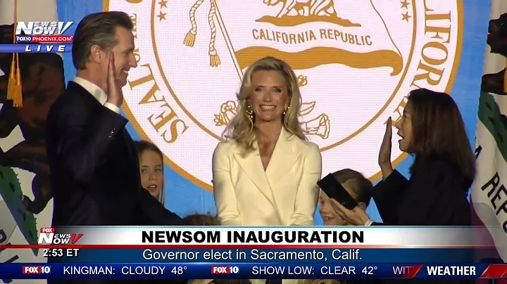 OATH OF OFFICE: Someone escorted out as CA Gov.-El...