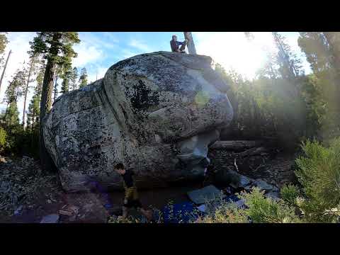 Beta Video for climb It's a Boy v10, Lake Tahoe