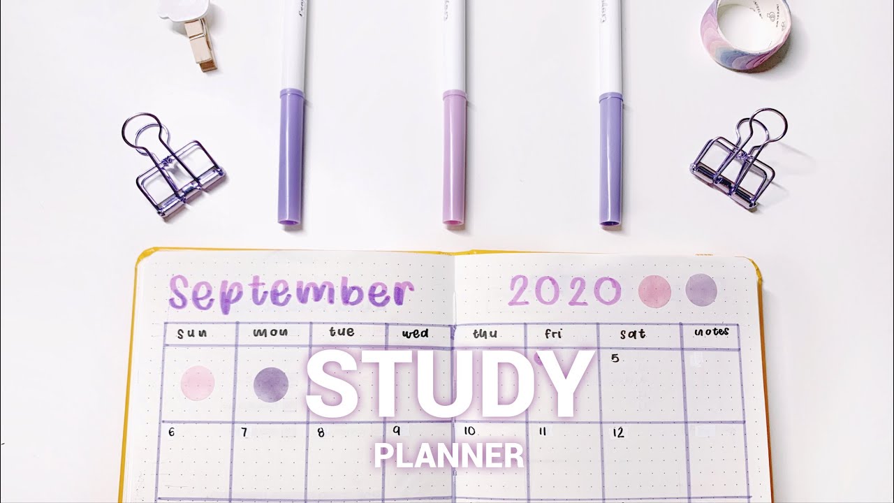 Lập bảng kế hoạch học tập cá nhân | Làm sổ kế hoạch học tập cực đơn giản với Crayola Supertips // How to make a Study Planner
