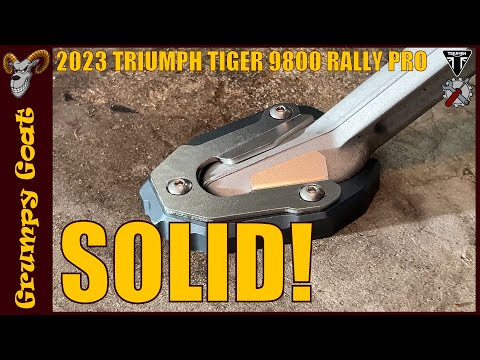 Plaque élargie Pour Béquille Latérale Triumph Tiger 900 Rally Pro 2021-2025 – ECSiNG - 5