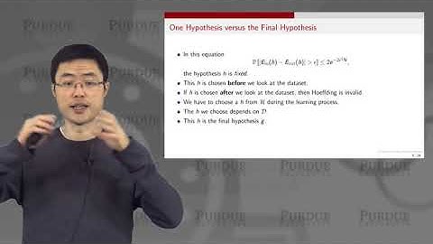 ECE595ML Lecture 25-1 Generalization Bound
