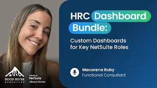 HRC Dashboard Bundle: Custom Dashboards for Key NetSuite Roles