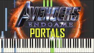 Portals - Avengers: Endgame [Synthesia Piano Tutorial] chords