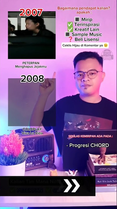 Vol. 44 PETERPAN/NOAH - Menghapus Jejakmu X COLDPLAY - Viva La Vida TERDENGAR SAMA #shorts