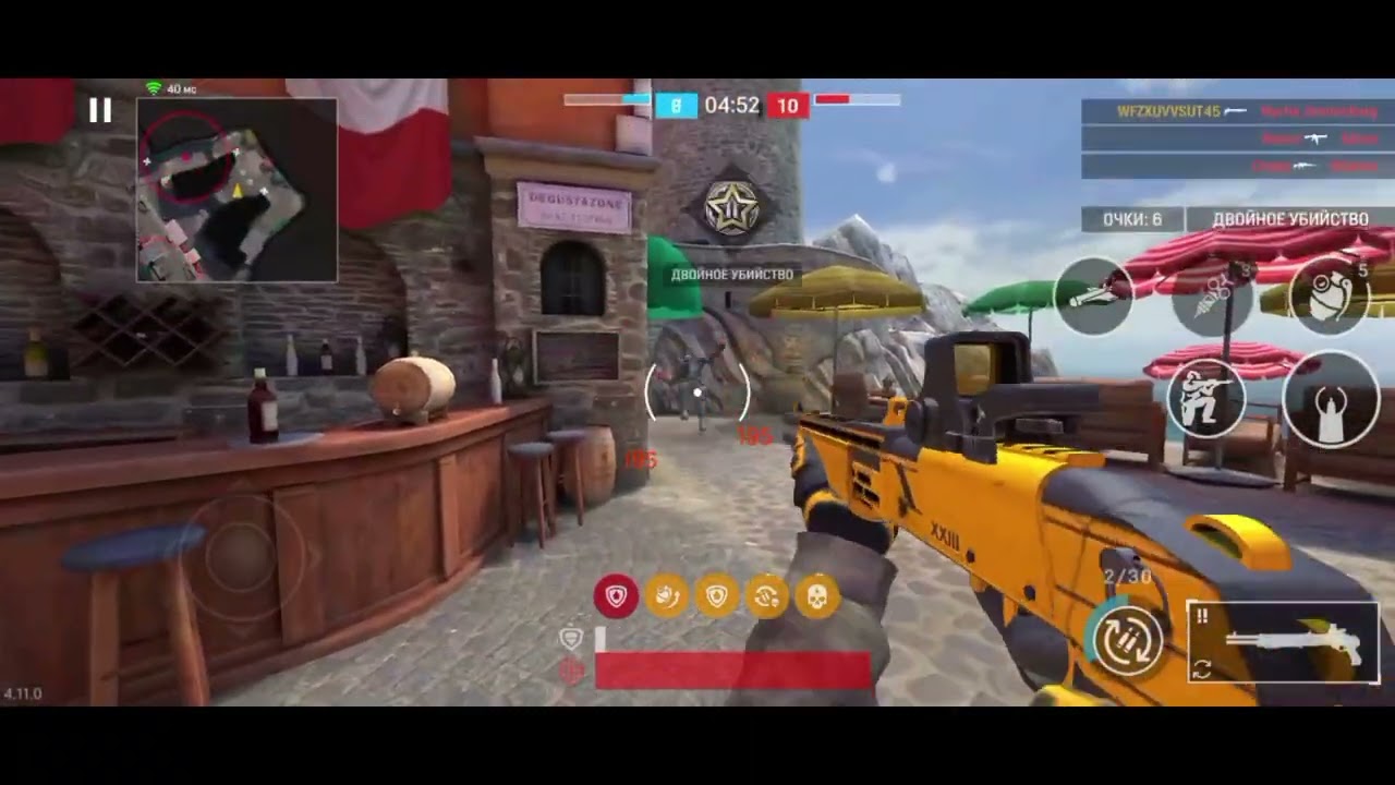 Геймплей игры Warface Go мясорубка на карте Италия