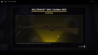 Unboxing A GOLDEN SKS KILLTRACK In Criminality!