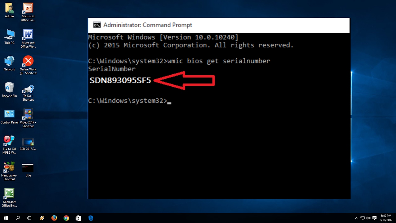 How To Check Laptop Or Pc Serial Number Or Product Id (No Software) -  Youtube