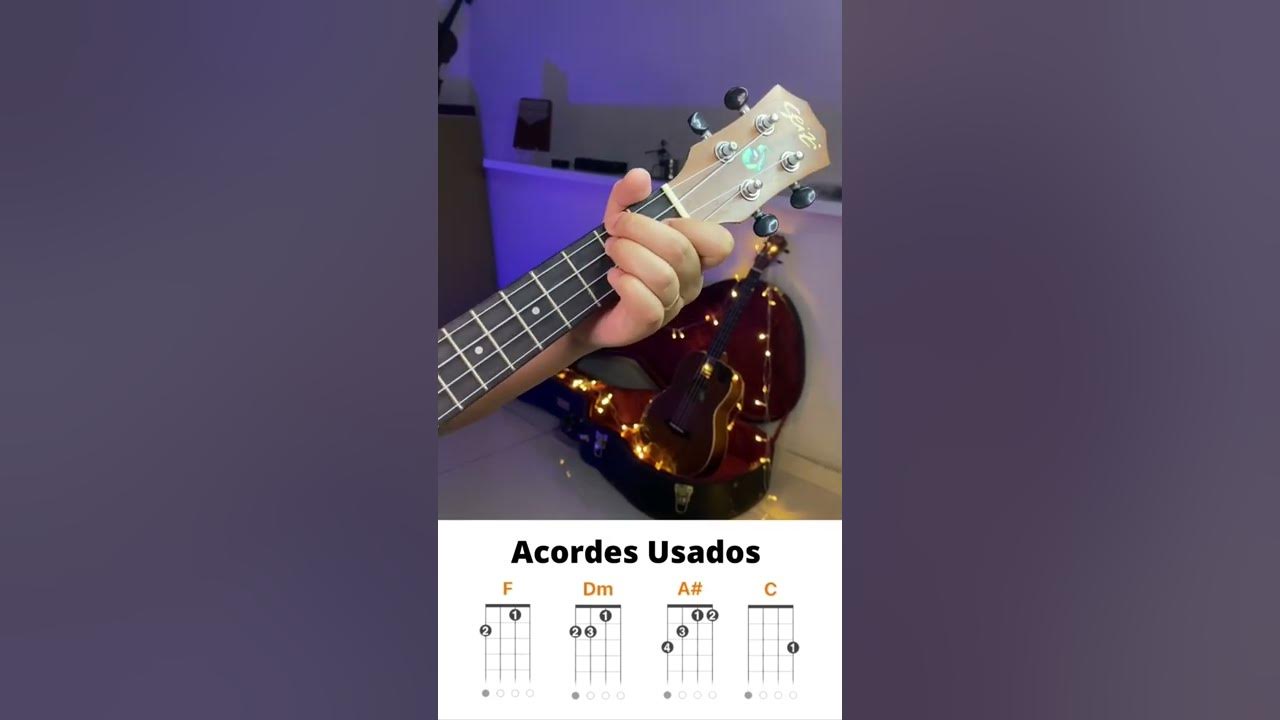 Com muito louvor - Cassiane | Aprenda a tocar no Ukulele