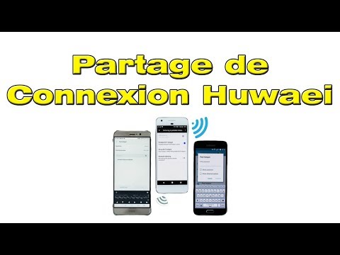 Comment faire un partage de connexion Huawei