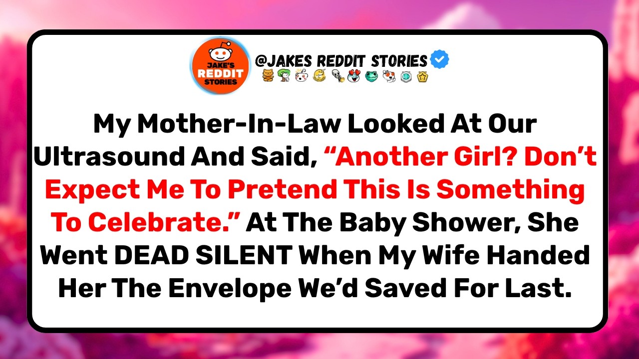 At my baby shower, my mother-in-law was holding a blue cake for the grandson she'd been bragging about for weeks, and I was standing there knowing she'd lied to every single person in that room....