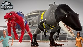 THE CLASSIC BATMAN vs. SPIDERMAN, JOKER, SHE-HULK Epic SuperHero Dinosaurs Battle in Isla Nublar