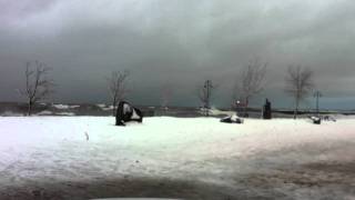 Canal Park Waves from 2012 leap year storm