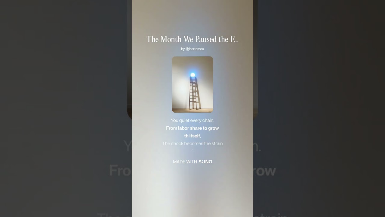 The Month We Paused the Future