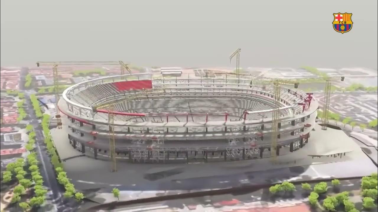 Work continues on Spotify Camp Nou
