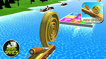 Spiral Roll - All Levels Gameplay Android,ios game Mobile Game Max Level New Update