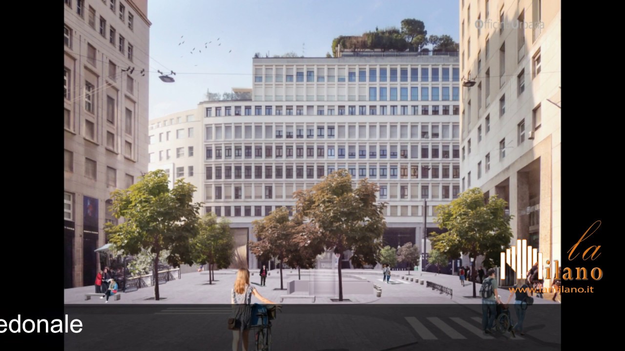 Milano, creazione di grande area pedonale