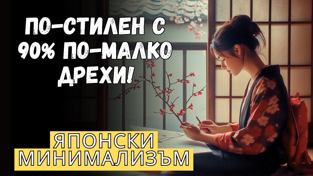 ЯПОНСКИ МИНИМАЛИЗЪМ: ПРЕМАХНЕТЕ 90% ОТ ГАРДЕРОБА СИ И СЕ ОБЛИЧАЙТЕ ПО ДОБРЕ