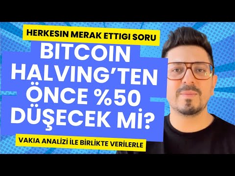 Bitcoin Halving Öncesi %50 Düşecek Mi?