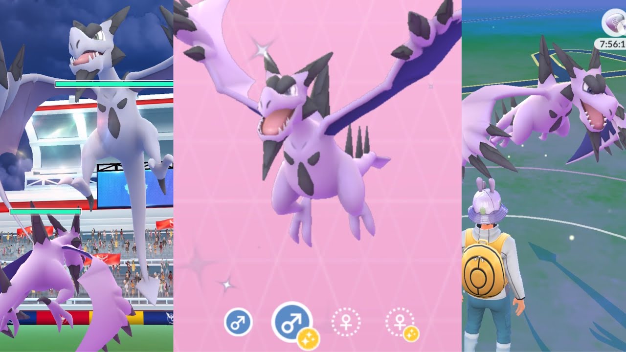 Pokemon 10142 Shiny Mega Aerodactyl Pokedex: Evolution, Moves