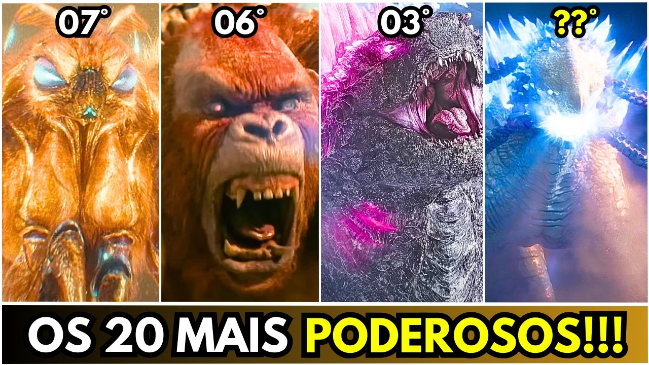 OS 20 TITÃS MAIS PODEROSOS DO MONSTROVERSO!!!