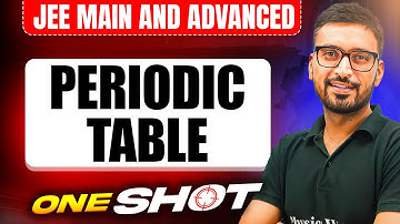 Manzil 2025: PERIODIC TABLE in One Shot: All Concepts & PYQs Covered | JEE Main & Advanced