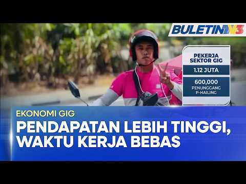 EKONOMI GIG | 50 Peratus Penunggang P-Hailing Kerja Sepenuh Masa