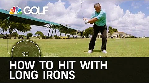 How to Hit with Long Irons | Golf Channel