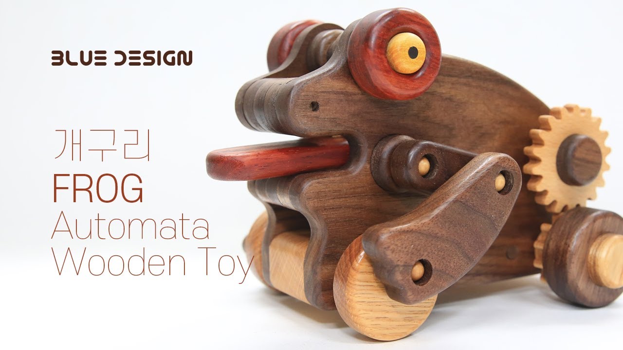 Build a Automata wooden Frog, PDF plan also available