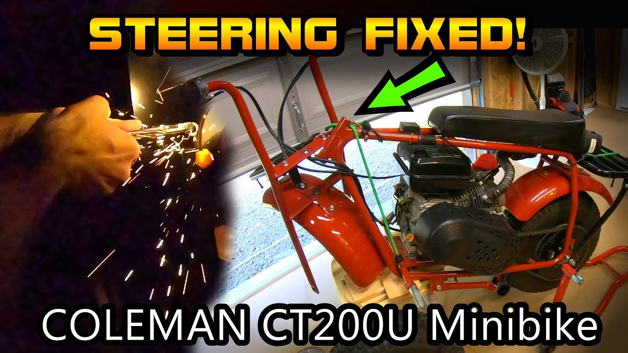 CT200U Mini Bike 👀 STEERING FIXED!! 👍[4K] YouTube