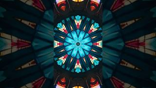 Kaleidoscope #shorts #stainedglassart #kaleidoscope #visualjourney #shortsviral #meditationmusic