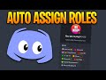 Auto Assign Roles to New Users on Discord