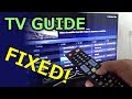 Tv guide epg fixed