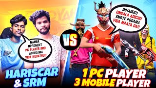 💥Srm Gaming Vs Hariscar 💥 10,000 Diamond Challenge || அடேய் V Badge Player Da Adichu Emote Podu ....