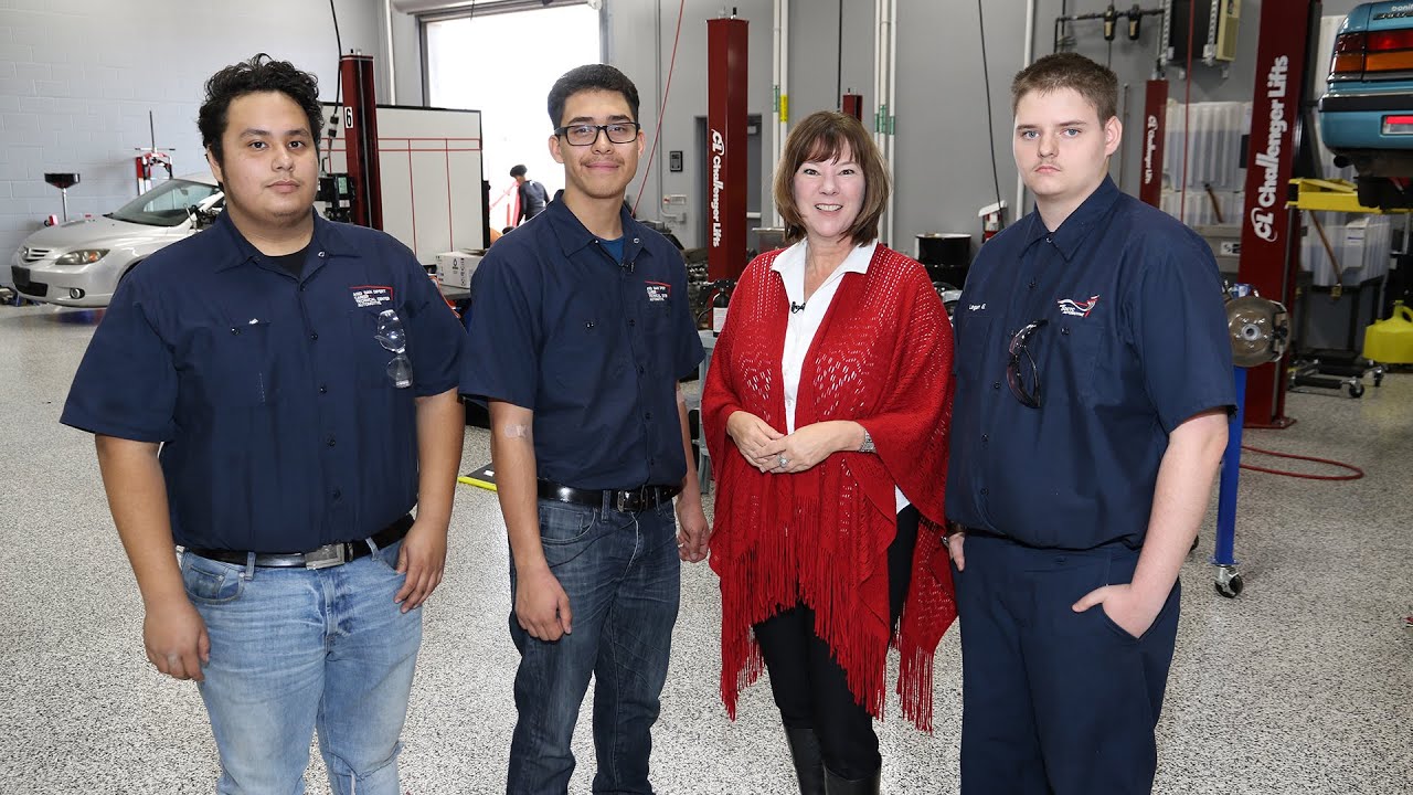 Arlington ISD Mechanics in Training Teach us How to Winterize our Cars