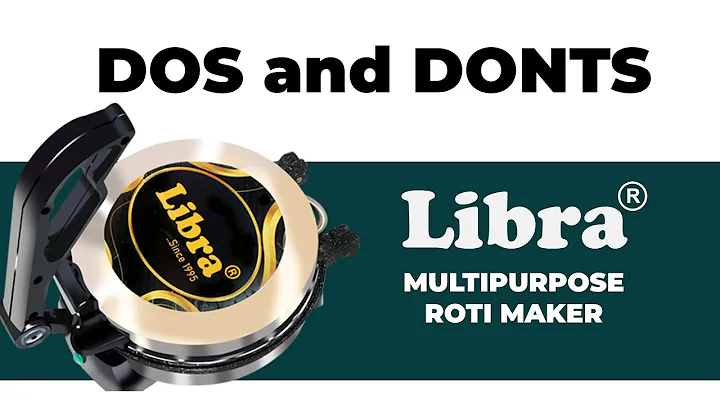 Libra Roti Maker Trouble Shooting Steps | Recipe for How to make Perfect Rotis