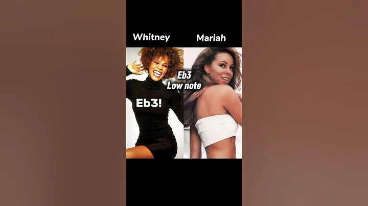 Whitney Houston and Mariah Carey Eb3 Low Note!✨️ #vocal #legends #singer #mariahcarey #whitney