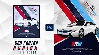 Car Poster Design in Photoshop | Step-by-Step Tutorial for Beginners #photoshop