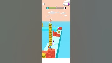 Cube Surfer 🟥 Level 50 🟨🟦🟩 Gameplay Android iOS Walkthrough #scibergames