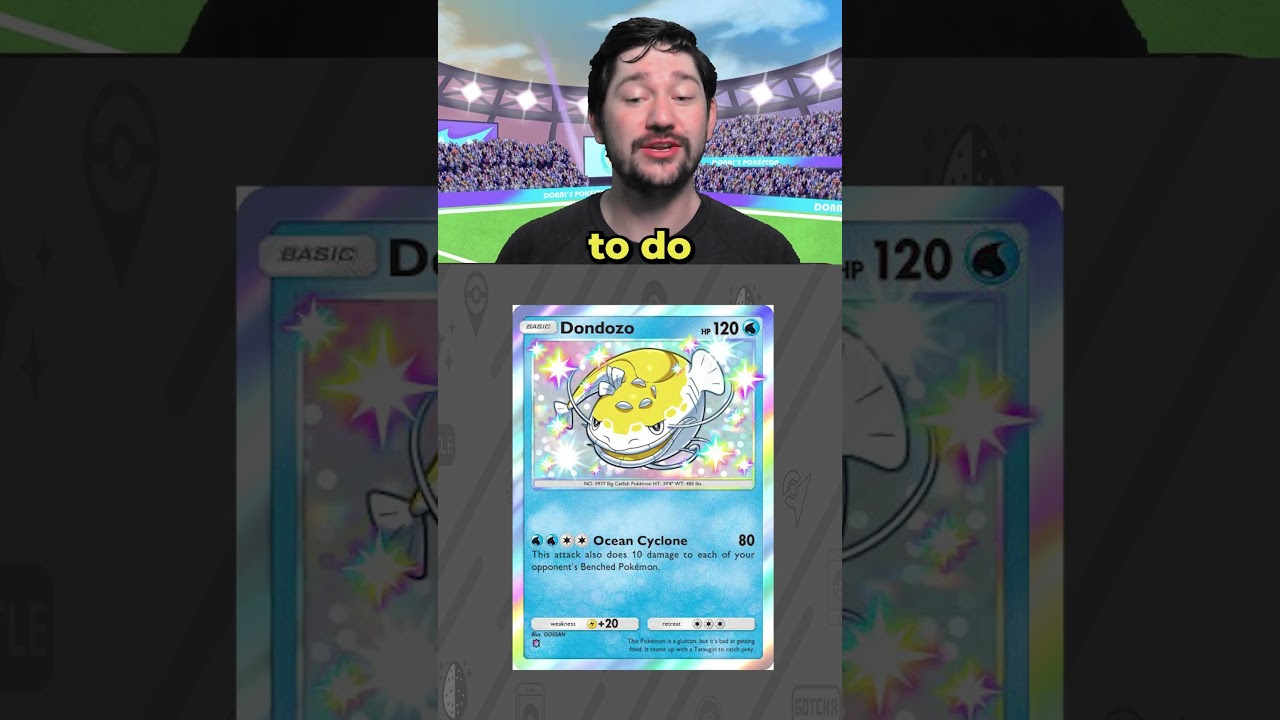 Is Dondozo from Shiny Revelry Worth Using?  | Pokémon TCG Pocket Analysis #shorts #pokemontcgpocket