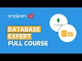 Database Expert Full Course | SQL Full Course | MongoDB Full Course | Database Tutorial |Simplilearn