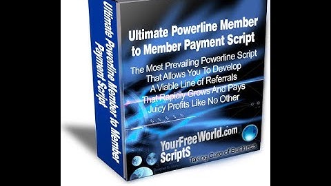 Ultimate Powerline Member to Member Payment Script Admin area - How to Use
