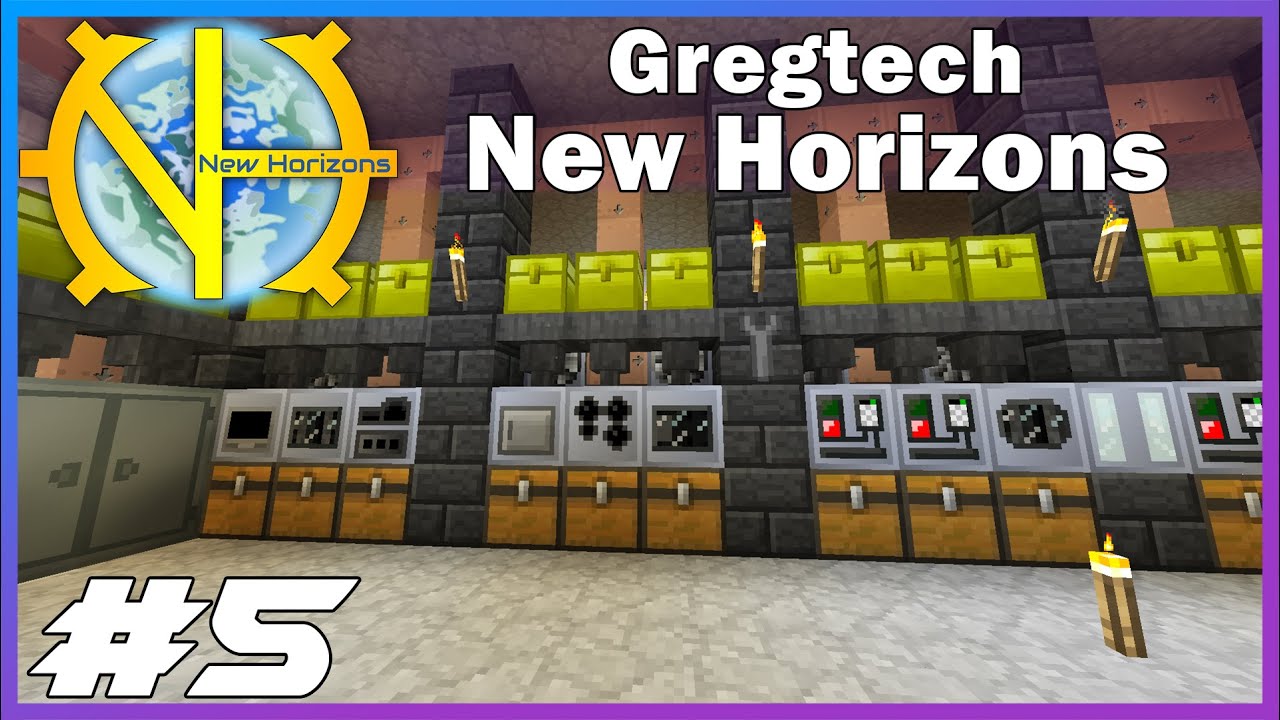 Gregtech New Horizons Ep.5 The LV Age
