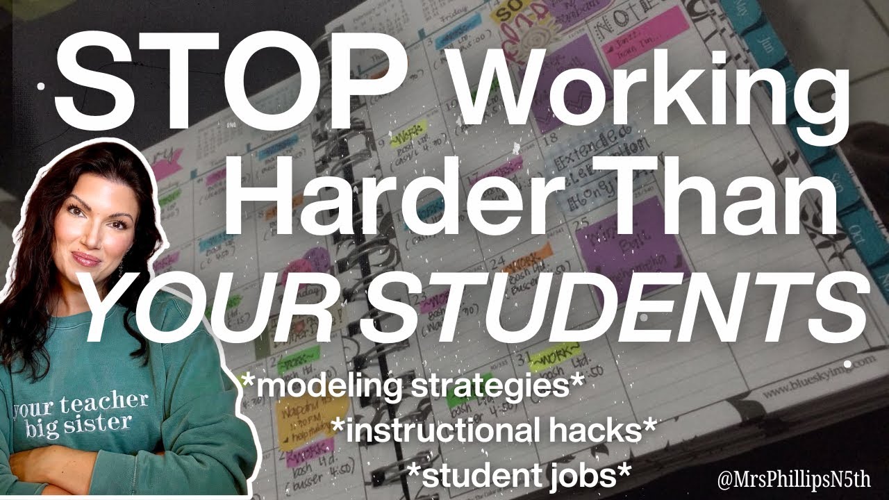 The Classroom That Runs Itself: Routines, Transitions & Student Jobs
