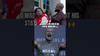 Dwyane Wade With His Son Zaire Taking In The Moment Via